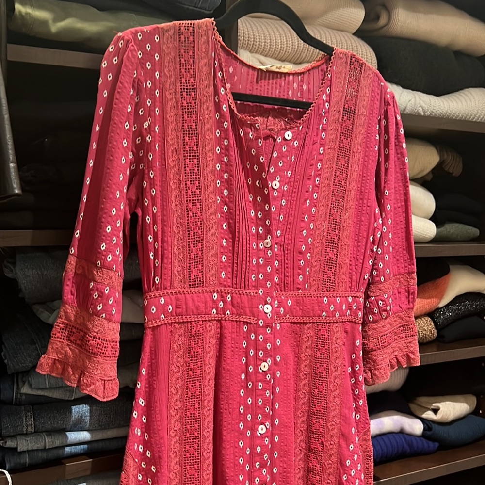 Button-Down Midi Dress By Loveshackfancy - image 4